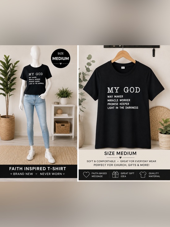 Faith-Driven Tops - 2pcs Declare & Decree Your Blessings™ | Faith-Inspired Statement T-Shirt